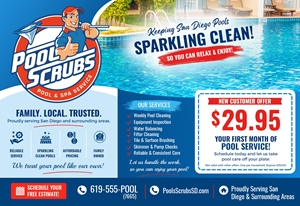 Postkarten-Design von arijit chowdhury für Pool Scrubs | Design: #37389857