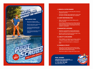 Postkarten-Design von aputski für Pool Scrubs | Design: #37392034
