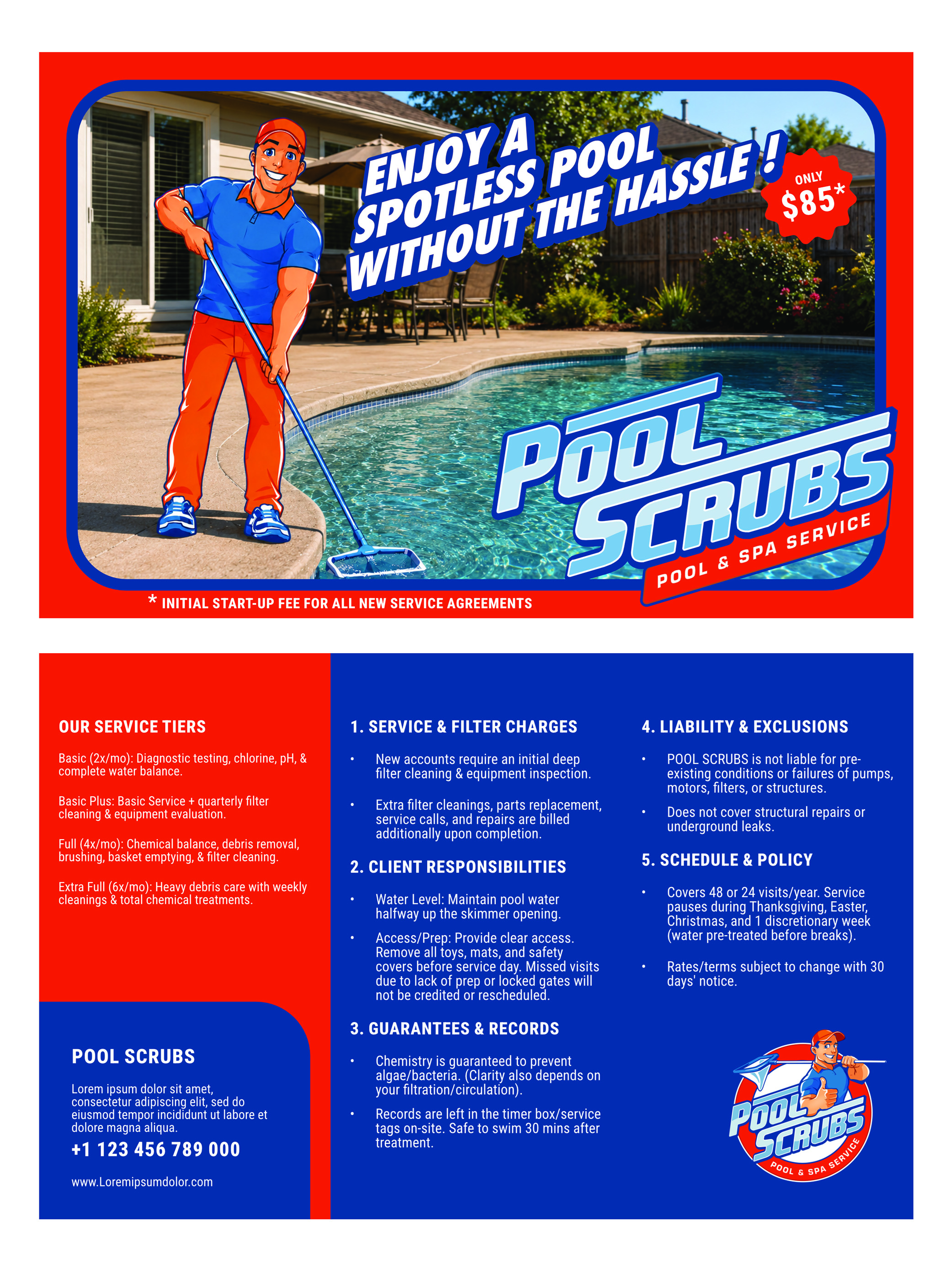 Postkarten-Design von aputski für Pool Scrubs | Design #37393754