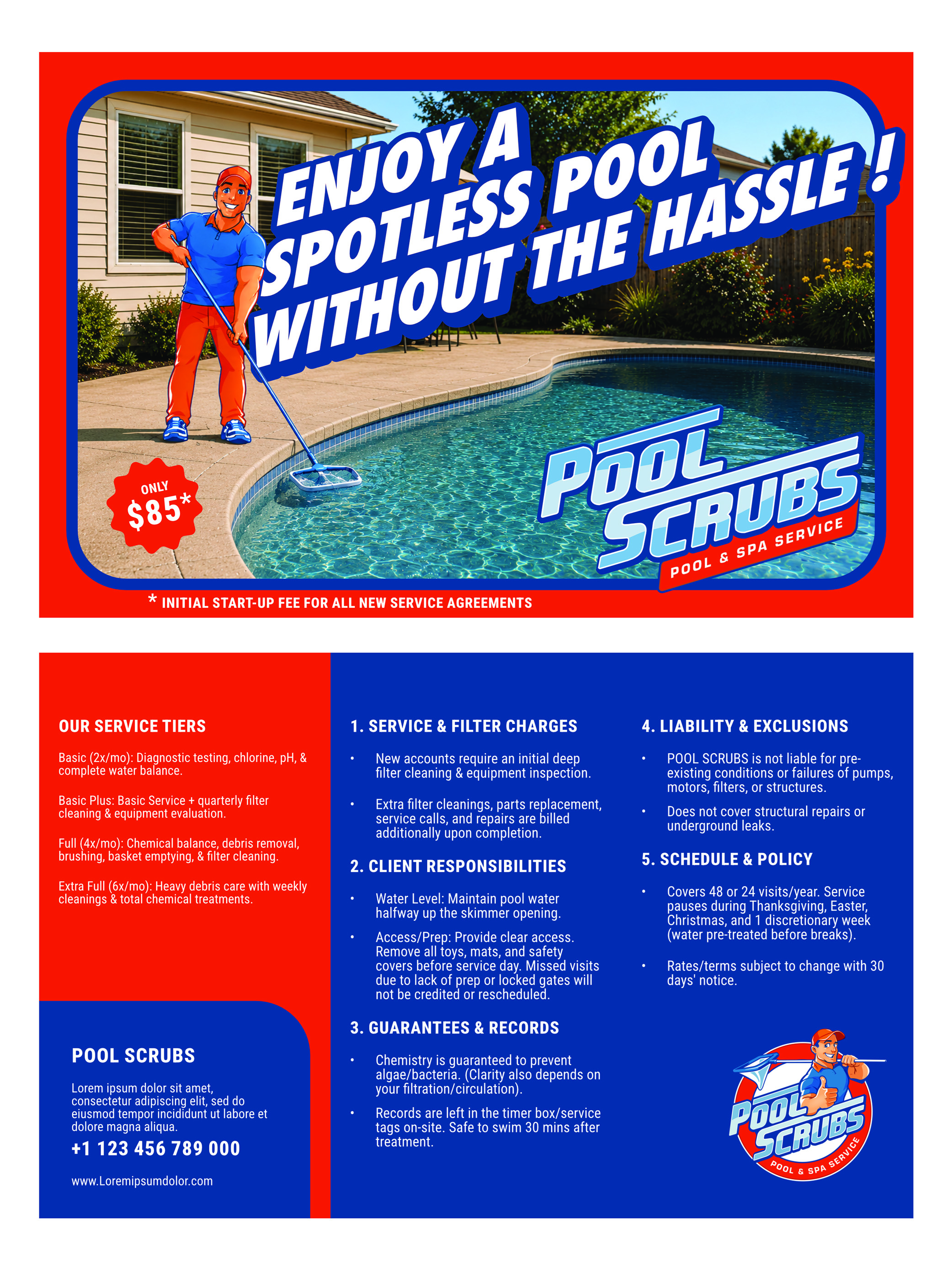 Postkarten-Design von aputski für Pool Scrubs | Design #37393784