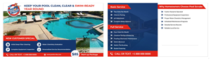 Postcard Design by pb for Pool Scrubs | Design: #37377678