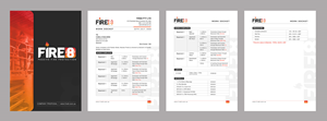 Brand refresh of quote, work docket and Fire certificate documents 