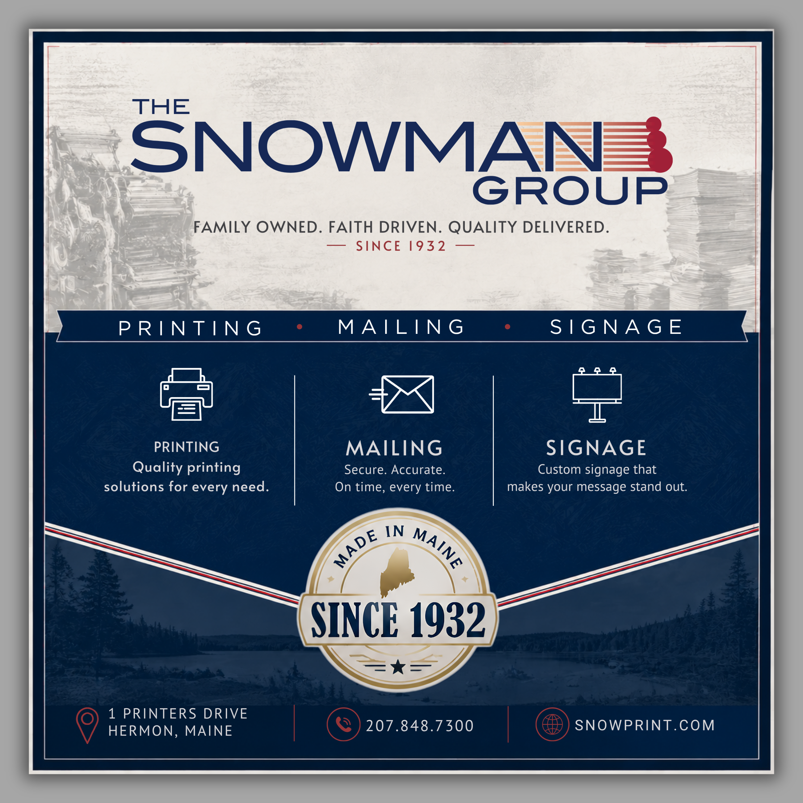 Graphic Design by Custom A for THE SNOWMAN GROUP | Design #37392665