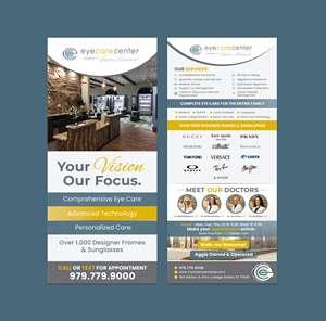 Flyer Design by Mamata Sasmal for Eye Care Center | Design: #37410429