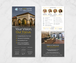 Diseño de Flyer por Andrés Sebastián para Eye Care Center | Diseño: #37397081