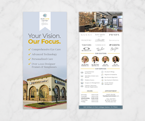 Diseño de Flyer por Andrés Sebastián para Eye Care Center | Diseño: #37397082