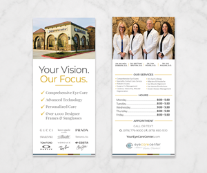 Diseño de Flyer por Andrés Sebastián para Eye Care Center | Diseño: #37401339