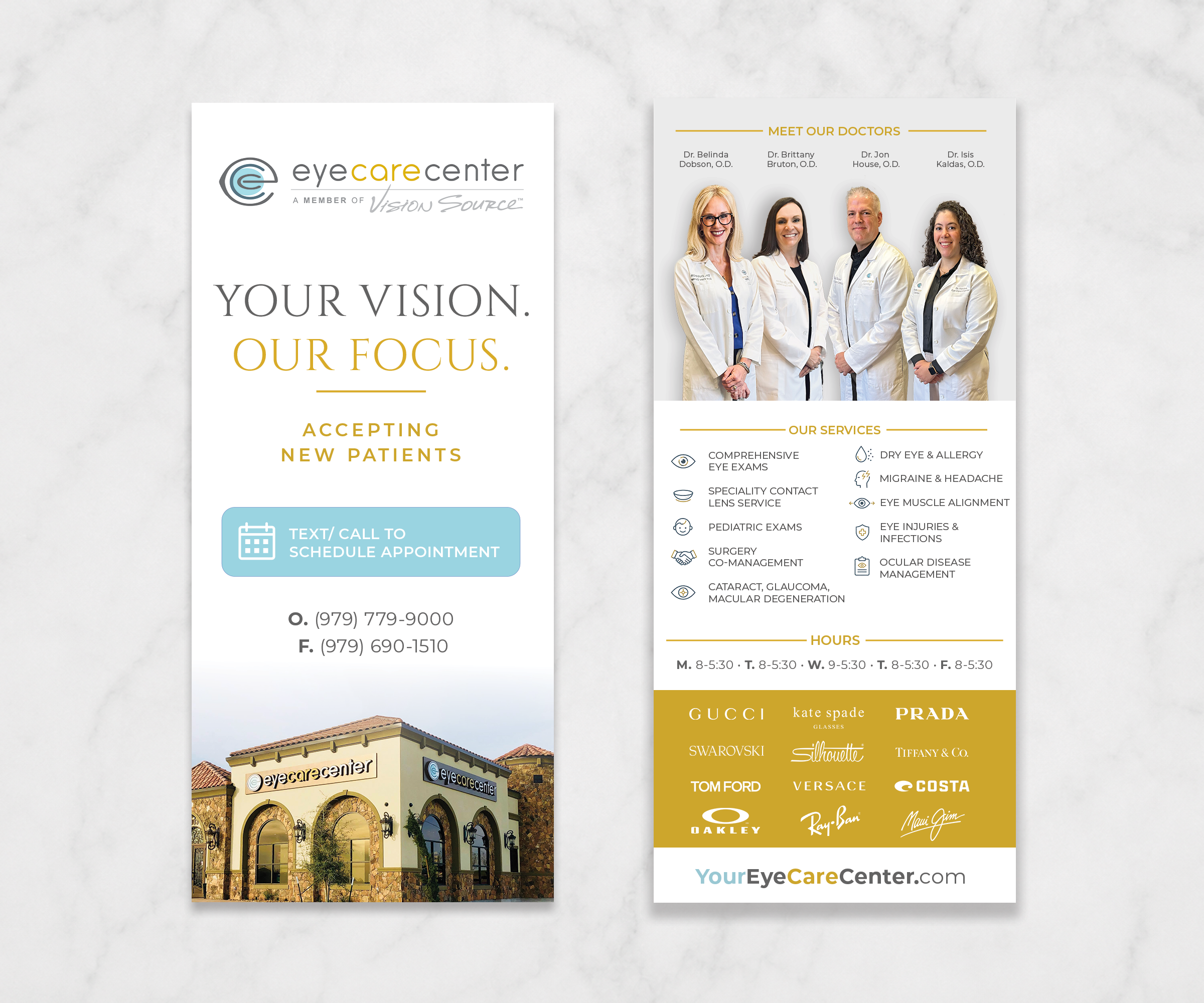Diseño de Flyer por Andrés Sebastián para Eye Care Center | Diseño #37411362