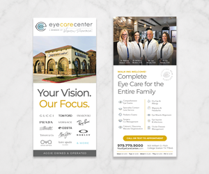 Diseño de Flyer por Andrés Sebastián para Eye Care Center | Diseño: #37415306