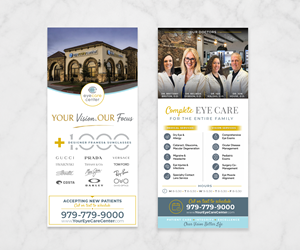 Diseño de Flyer por Andrés Sebastián para Eye Care Center | Diseño: #37444654