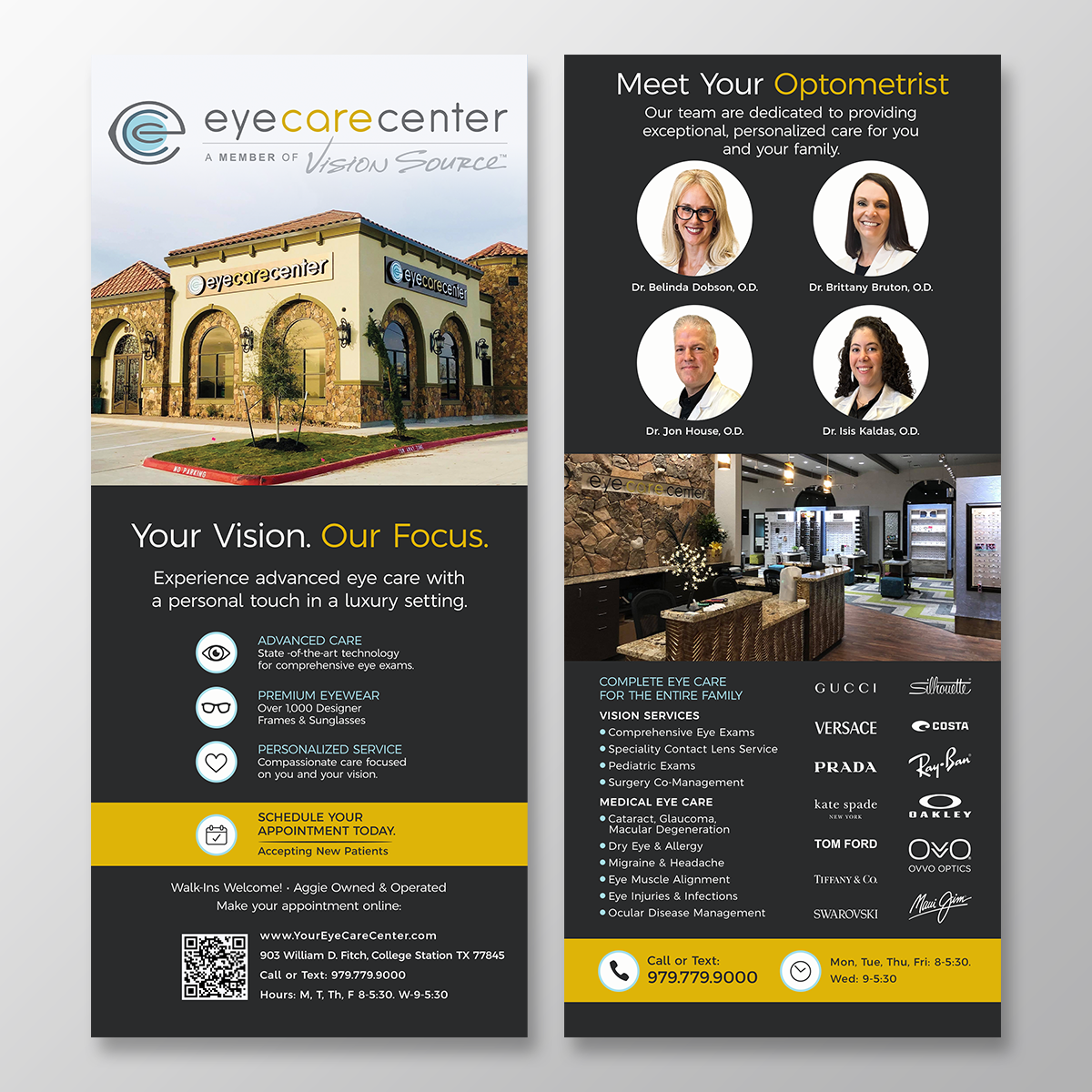 Diseño de Flyer por NancyTan para Eye Care Center | Diseño #37399287