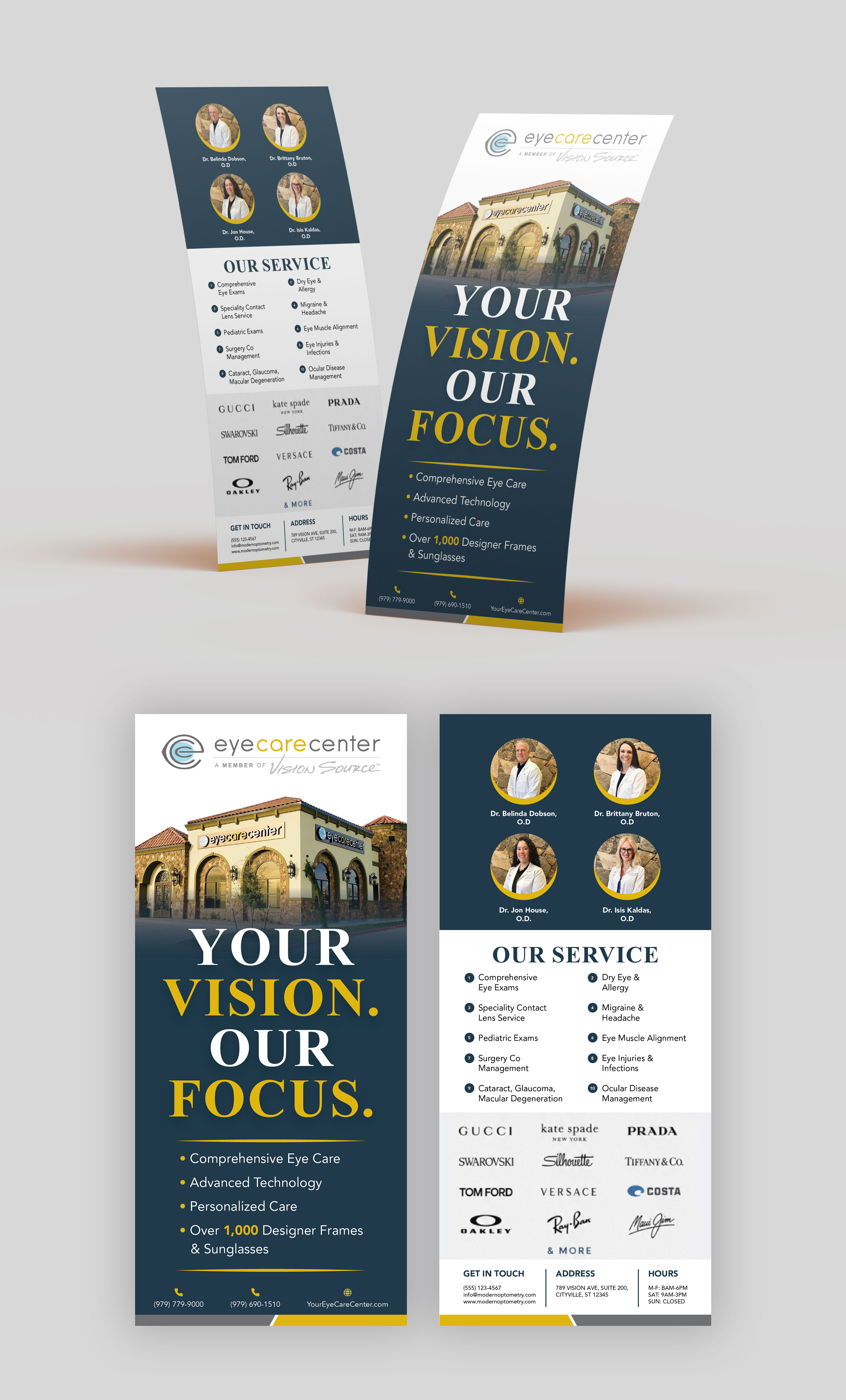 Diseño de Flyer por Talha Ahmad para Eye Care Center | Diseño #37395301