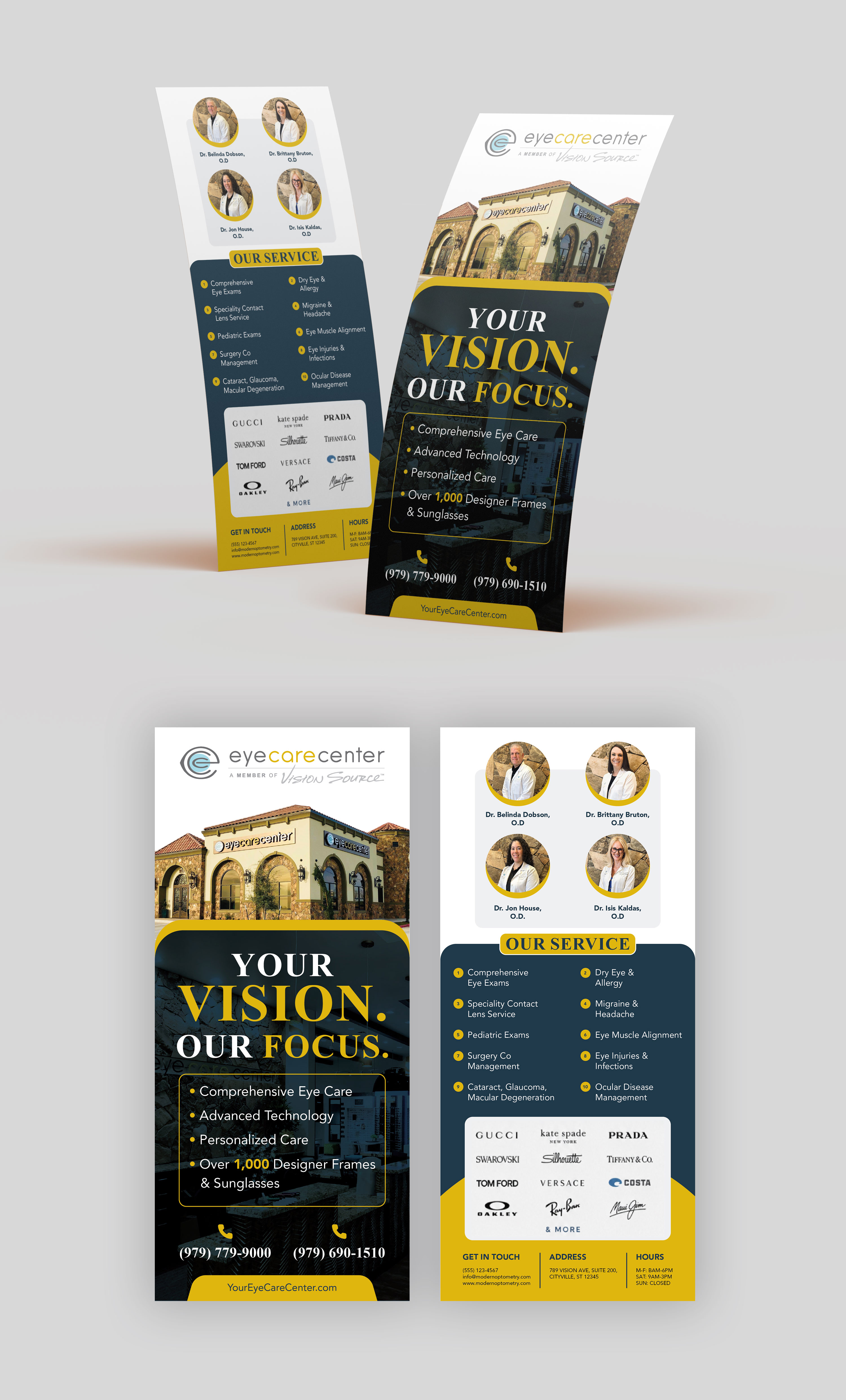 Diseño de Flyer por Talha Ahmad para Eye Care Center | Diseño #37395302