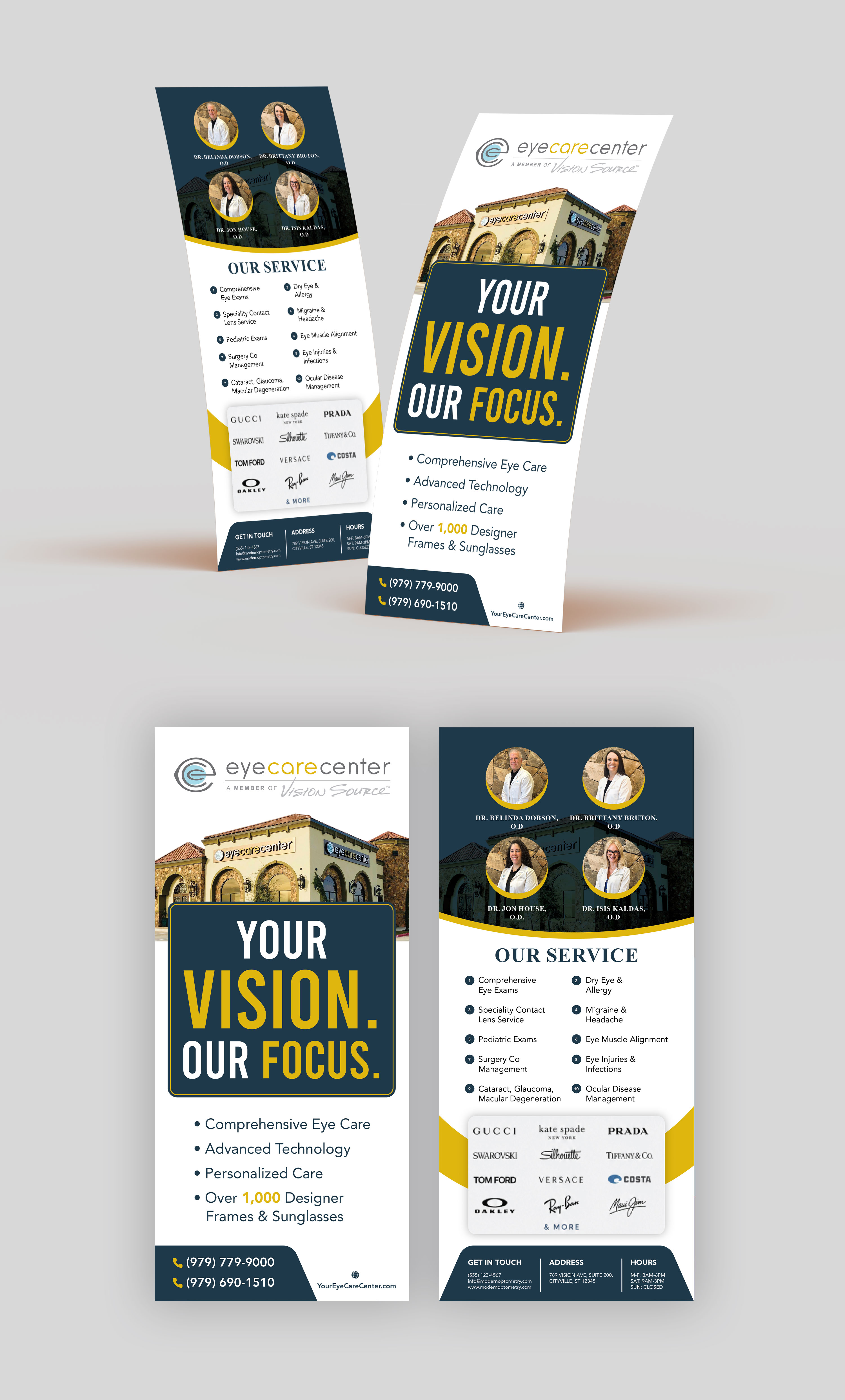 Diseño de Flyer por Talha Ahmad para Eye Care Center | Diseño #37399448
