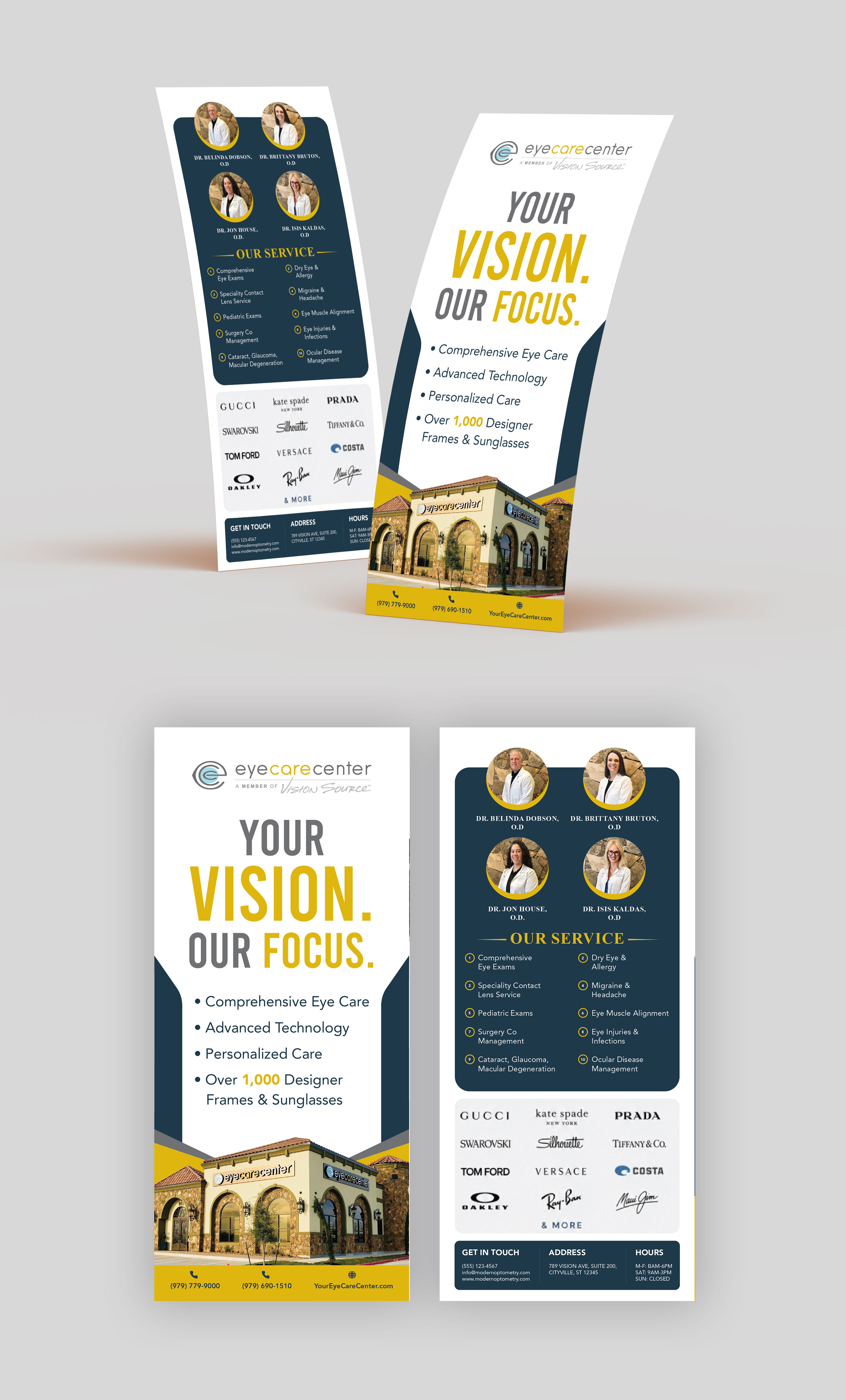 Diseño de Flyer por Talha Ahmad para Eye Care Center | Diseño #37399449
