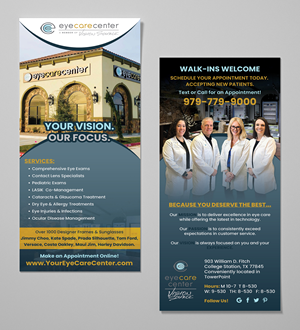Flyer Design by Talha Ahmad for Eye Care Center | Design: #37399451