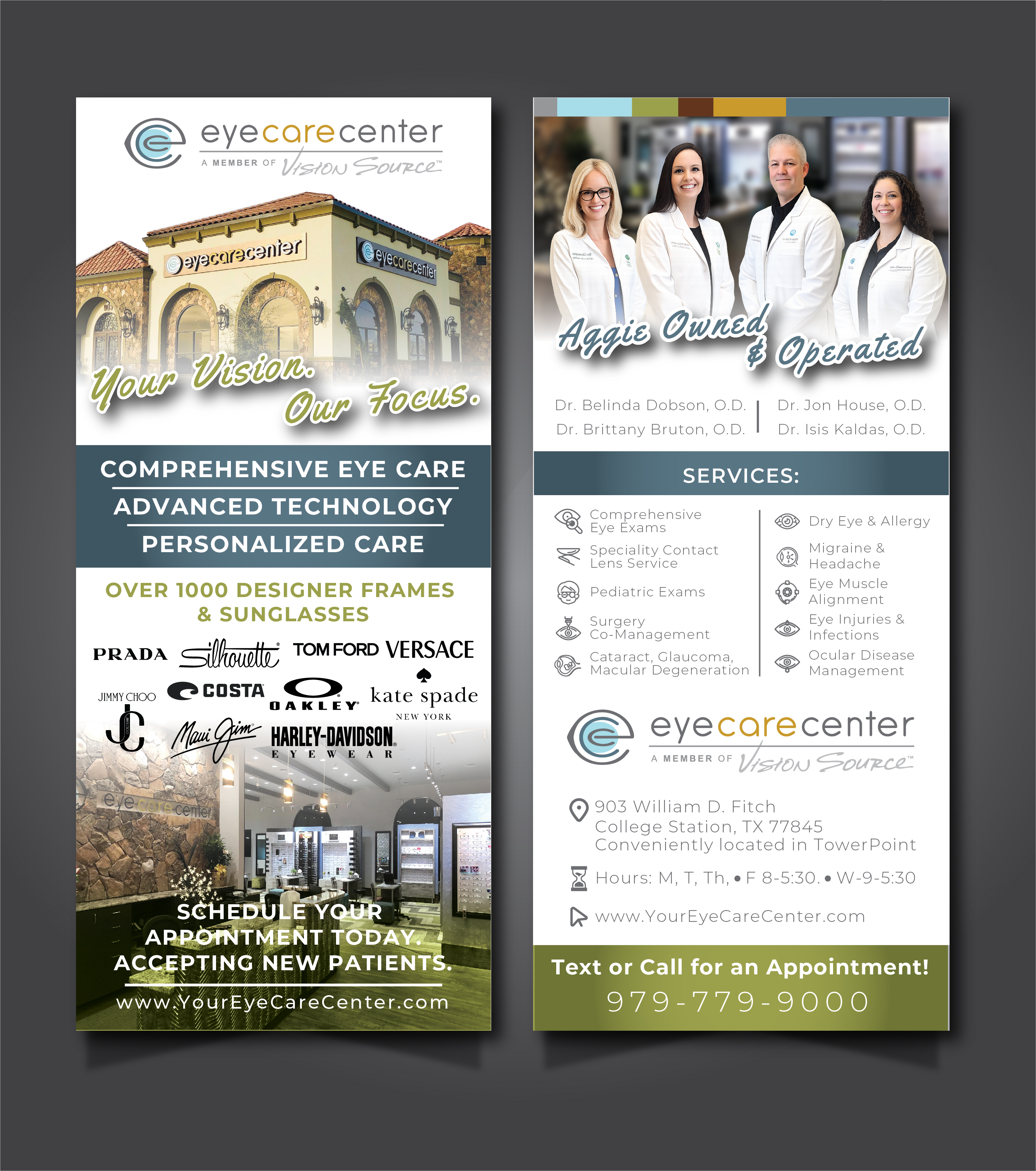 Diseño de Flyer por HT Graphic para Eye Care Center | Diseño #37403681