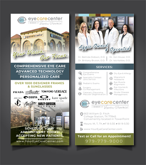 Flyer Design by HT Graphic for Eye Care Center | Design: #37403681