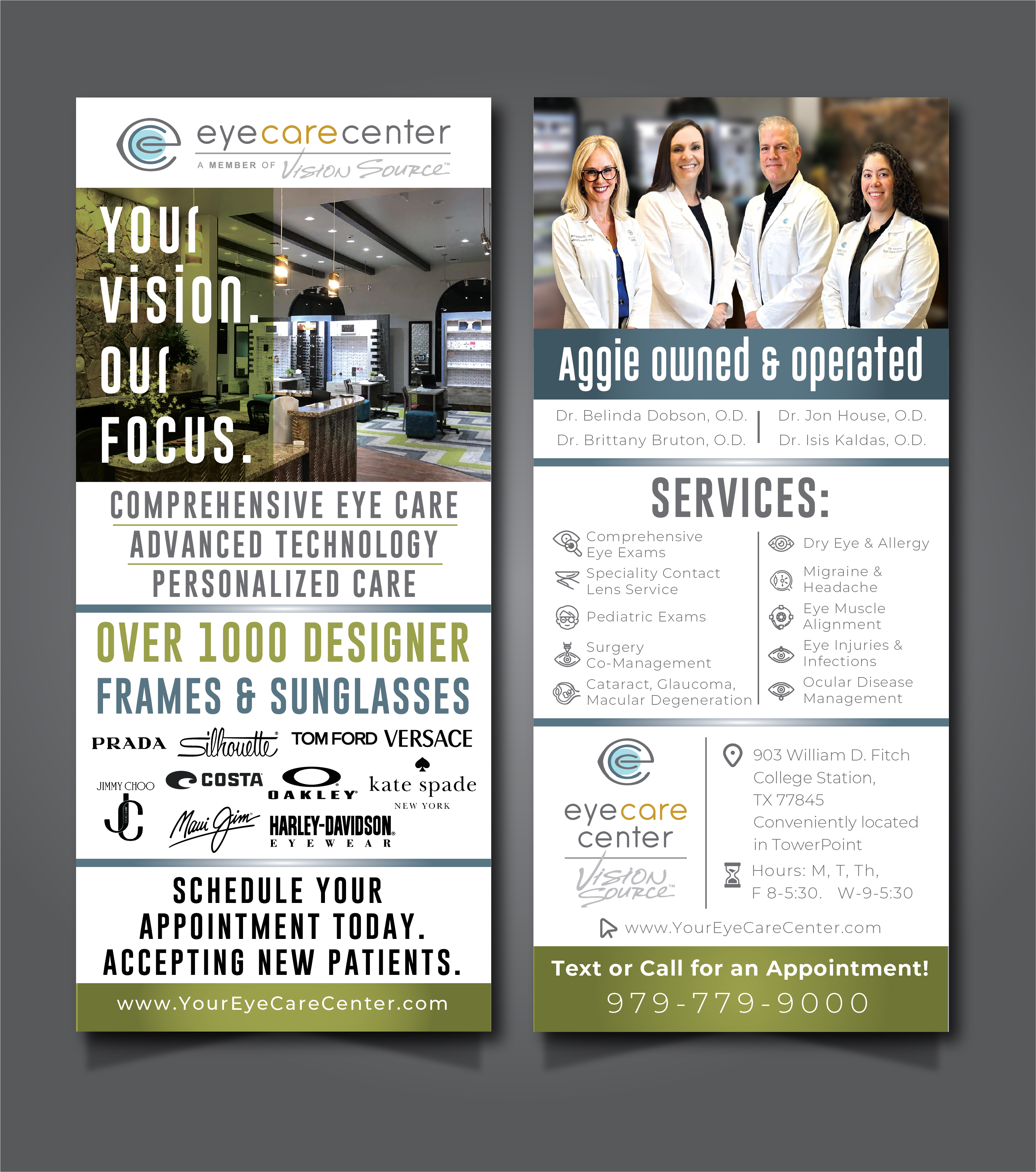 Diseño de Flyer por HT Graphic para Eye Care Center | Diseño #37406228