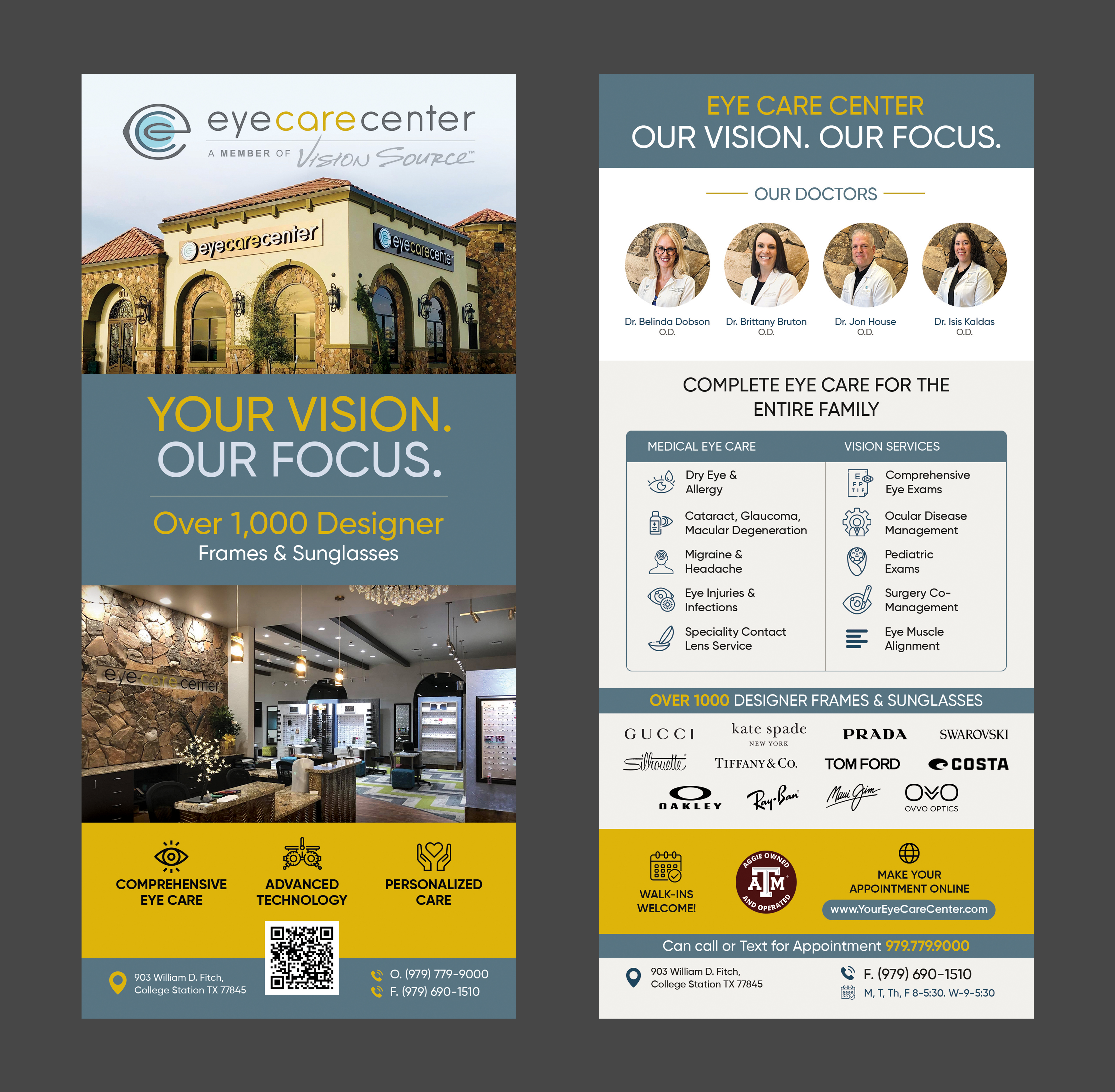 Diseño de Flyer por @u9icorngraphix para Eye Care Center | Diseño #37400009