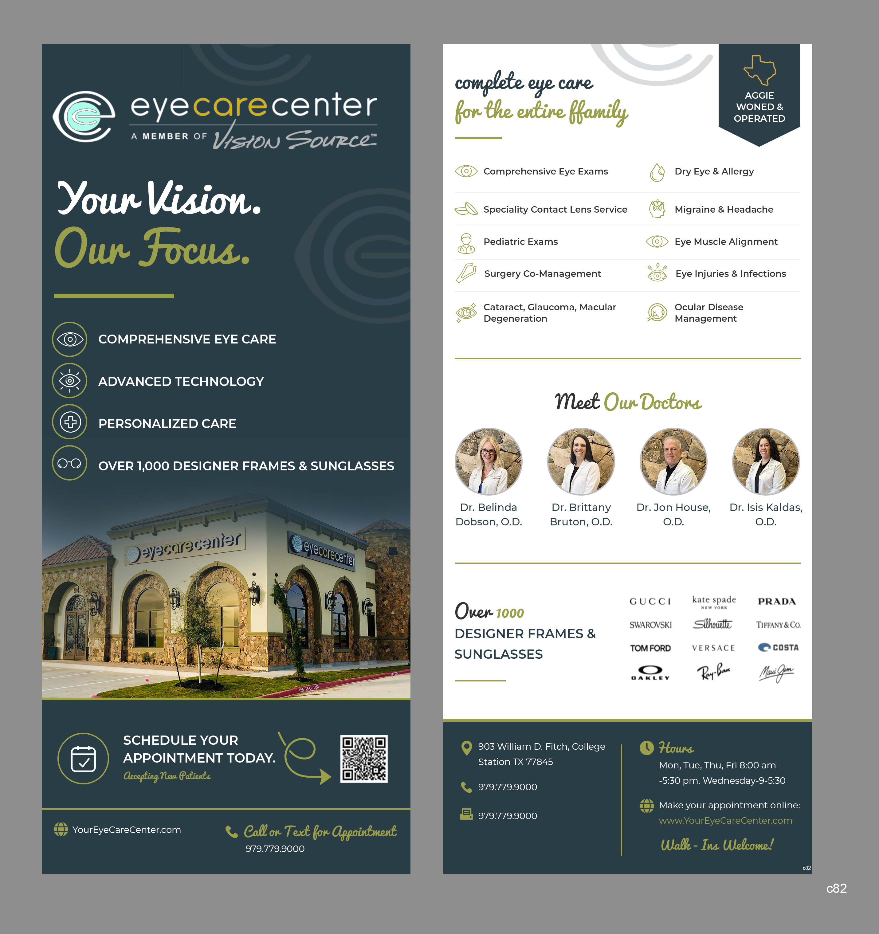Diseño de Flyer por pb para Eye Care Center | Diseño #37396205