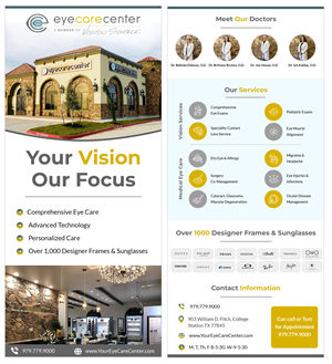 Flyer Design by pb for Eye Care Center | Design: #37396206