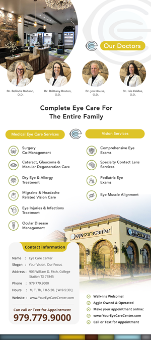 Flyer Design by pb for Eye Care Center | Design: #37396210