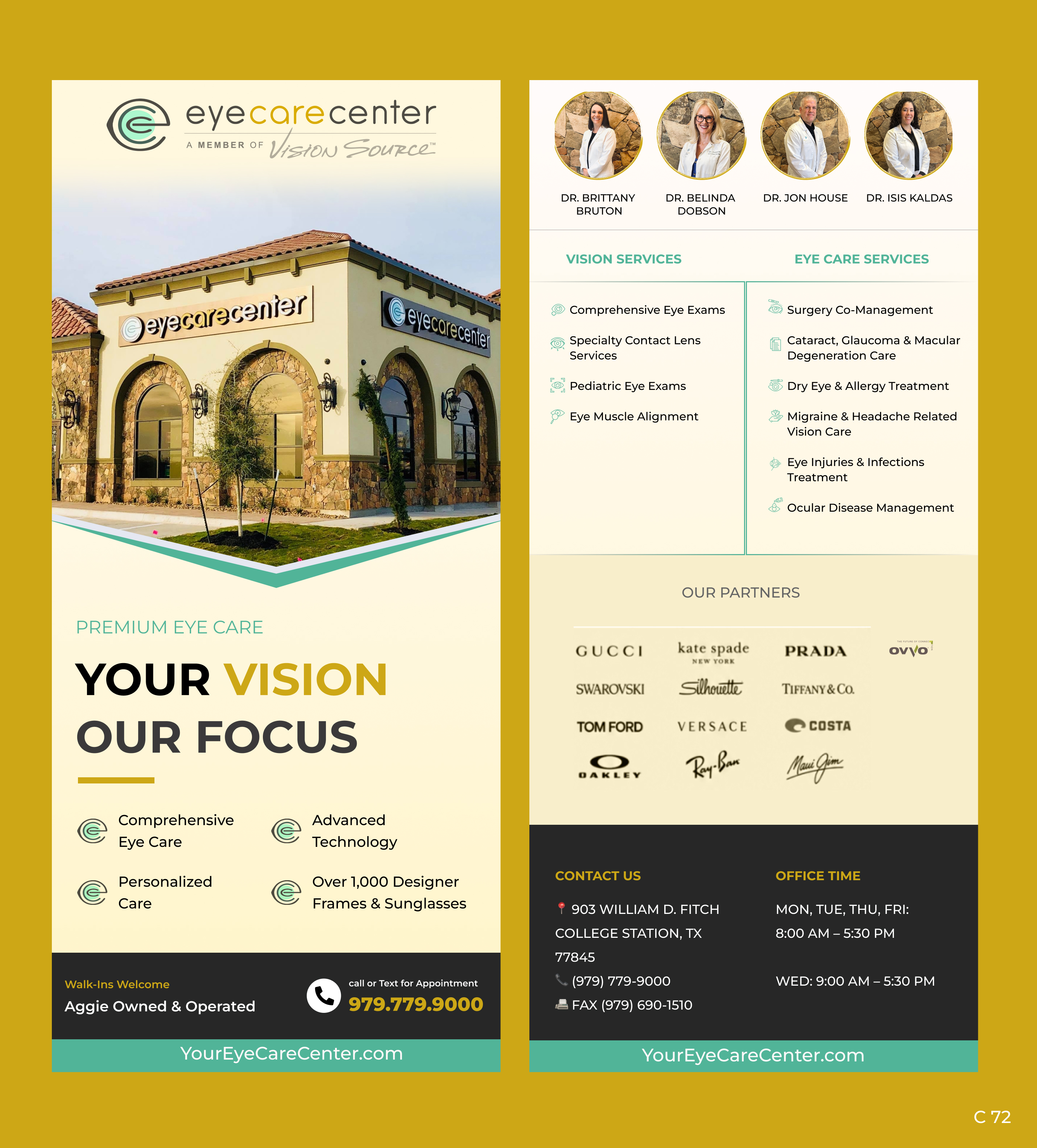 Flyer Design by pb for Eye Care Center | Design #37400006