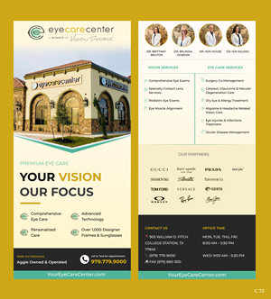Flyer Design by pb for Eye Care Center | Design: #37400006