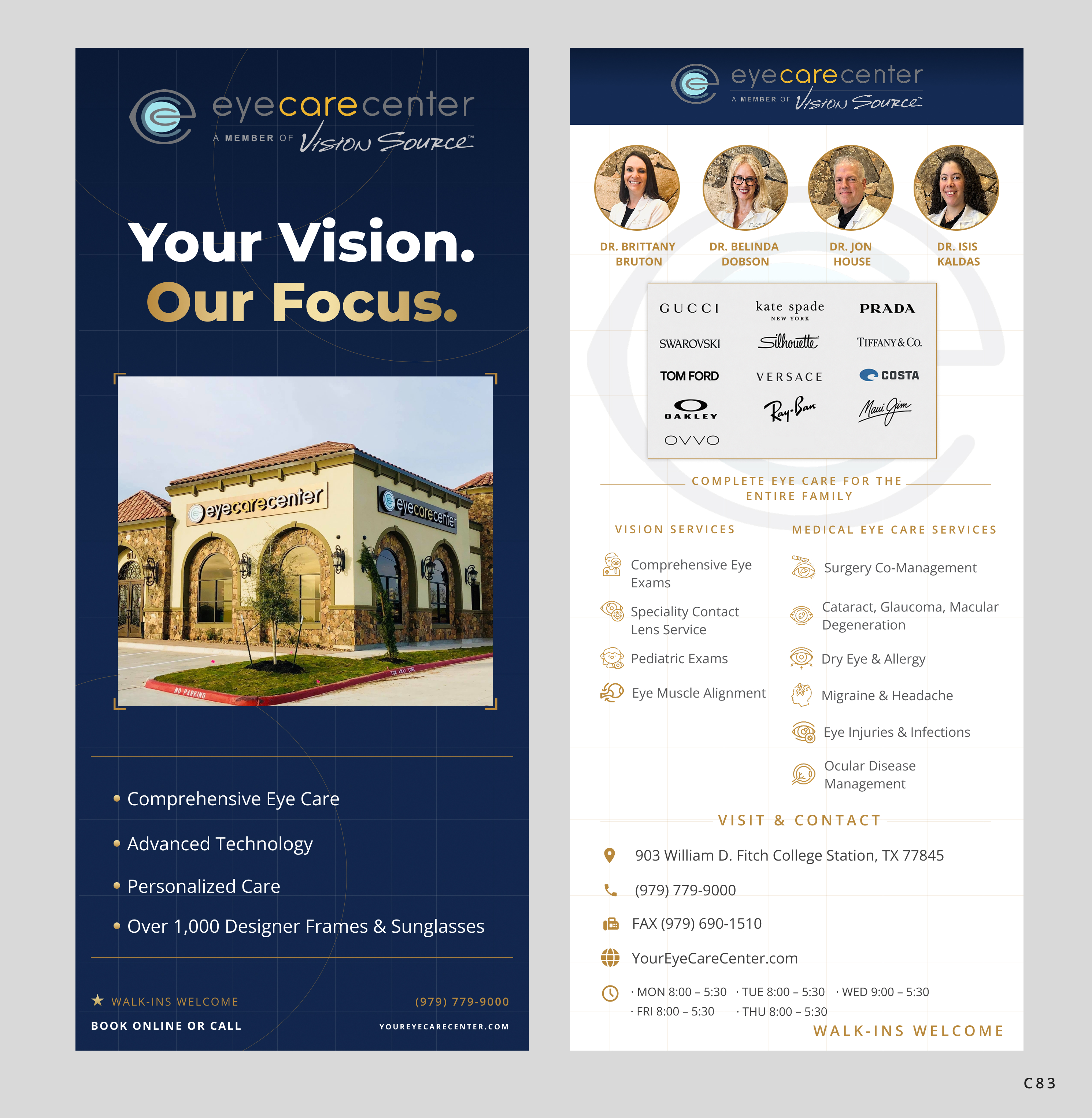 Flyer Design by pb for Eye Care Center | Design #37400007