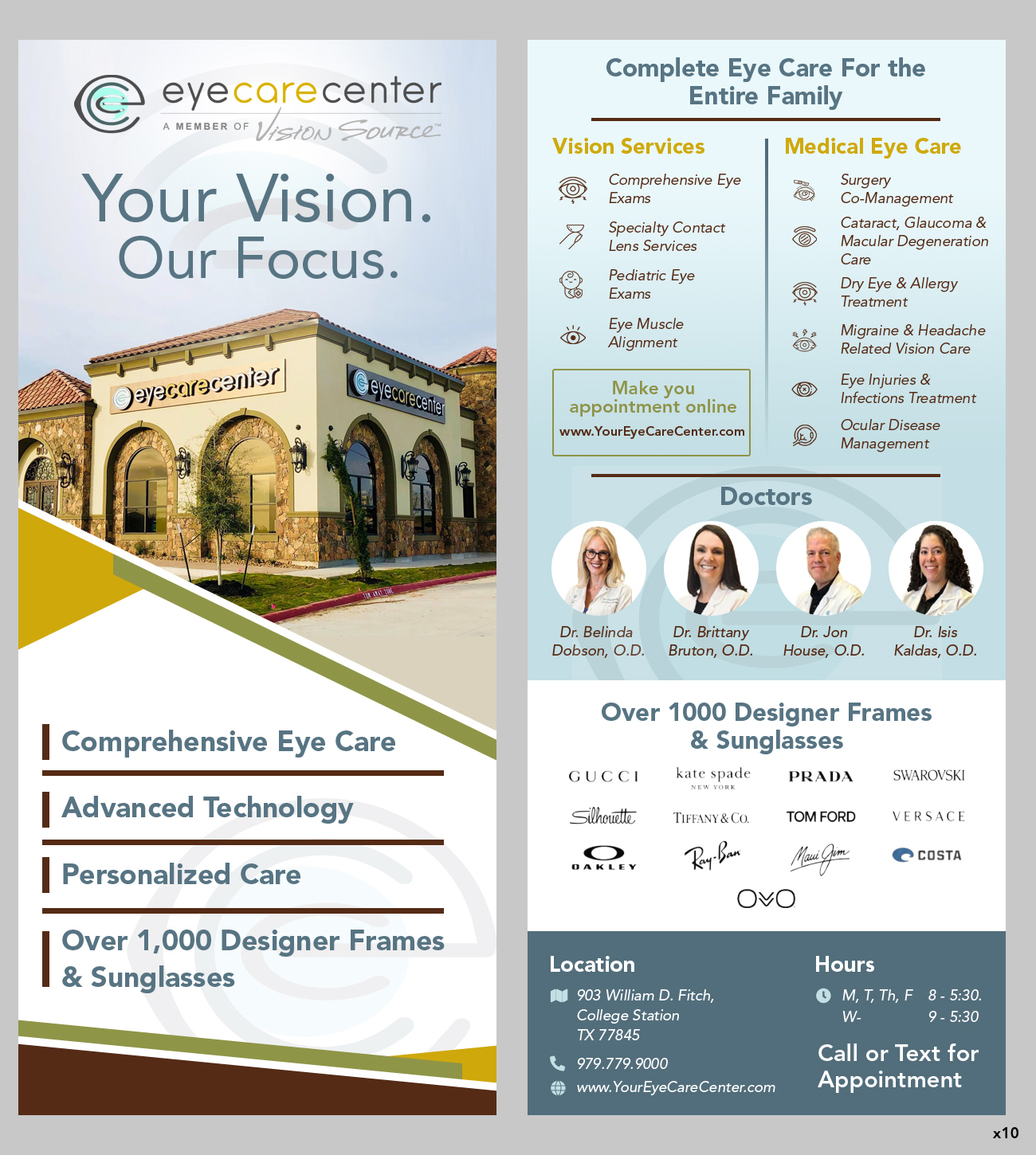 Flyer Design by pb for Eye Care Center | Design #37400008