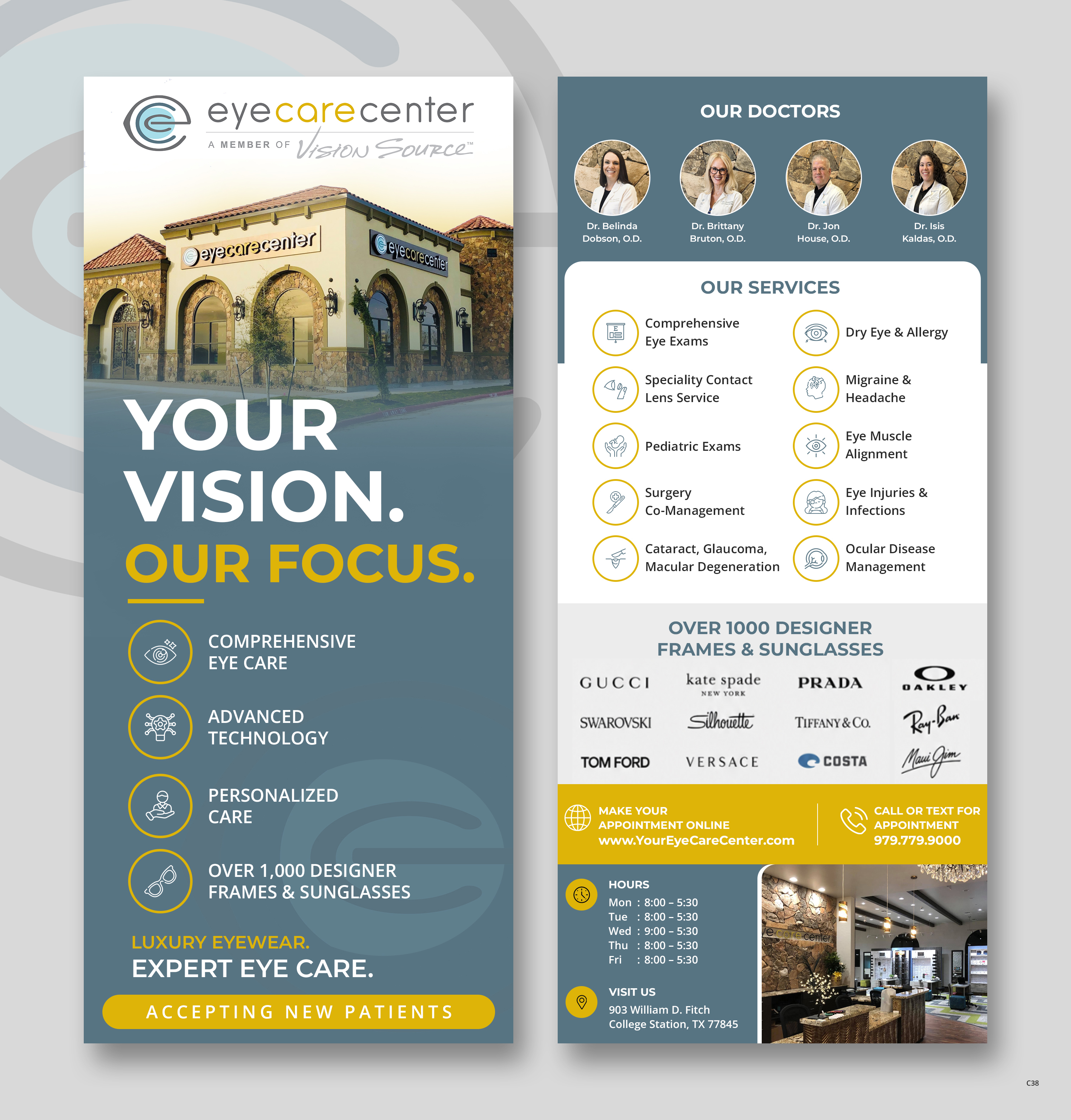 Flyer Design by pb for Eye Care Center | Design #37400052