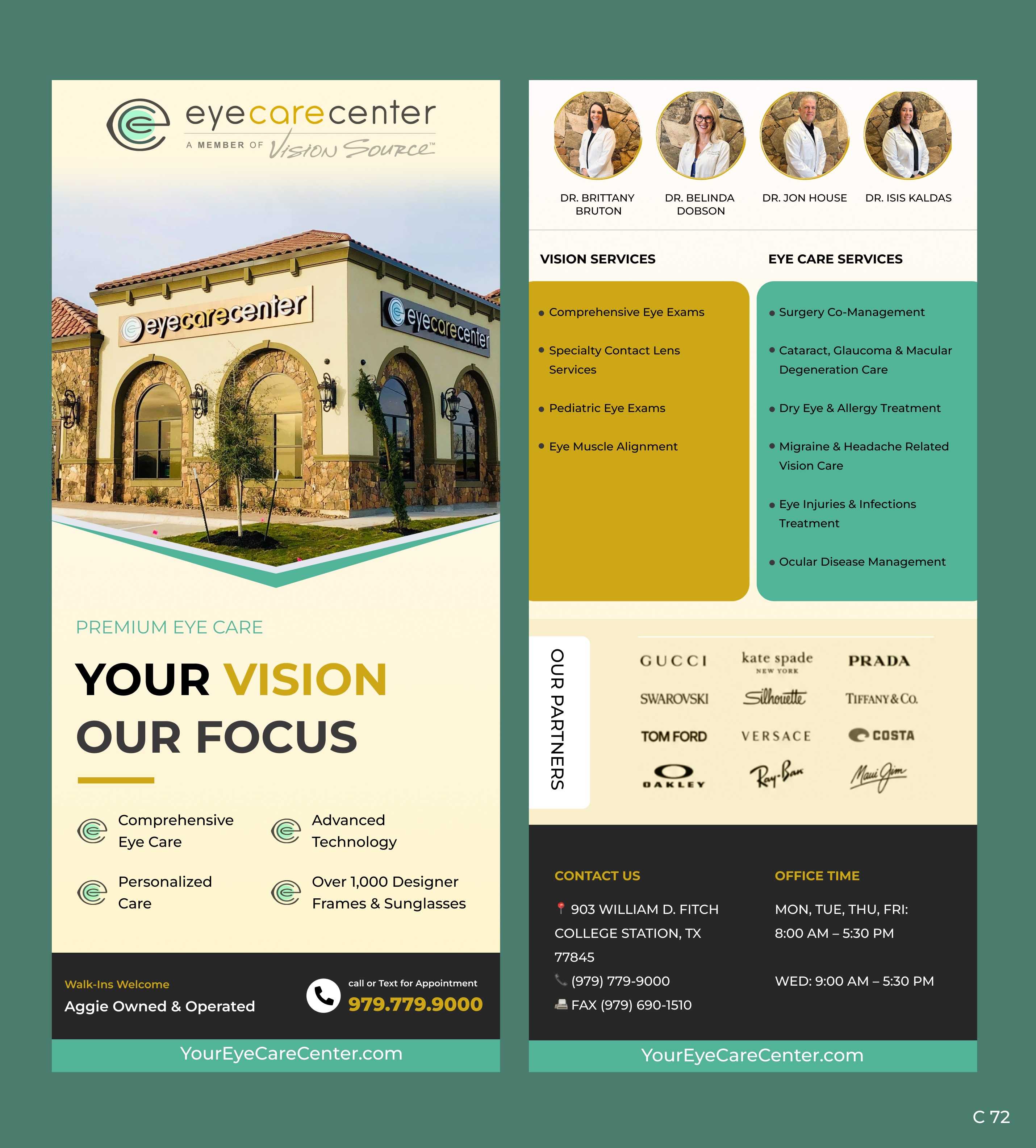 Flyer Design by pb for Eye Care Center | Design #37400053