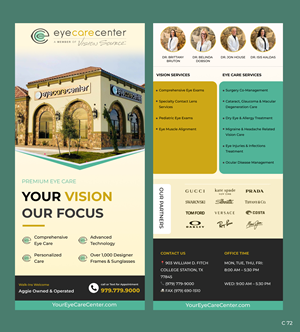 Flyer Design by pb for Eye Care Center | Design: #37400053