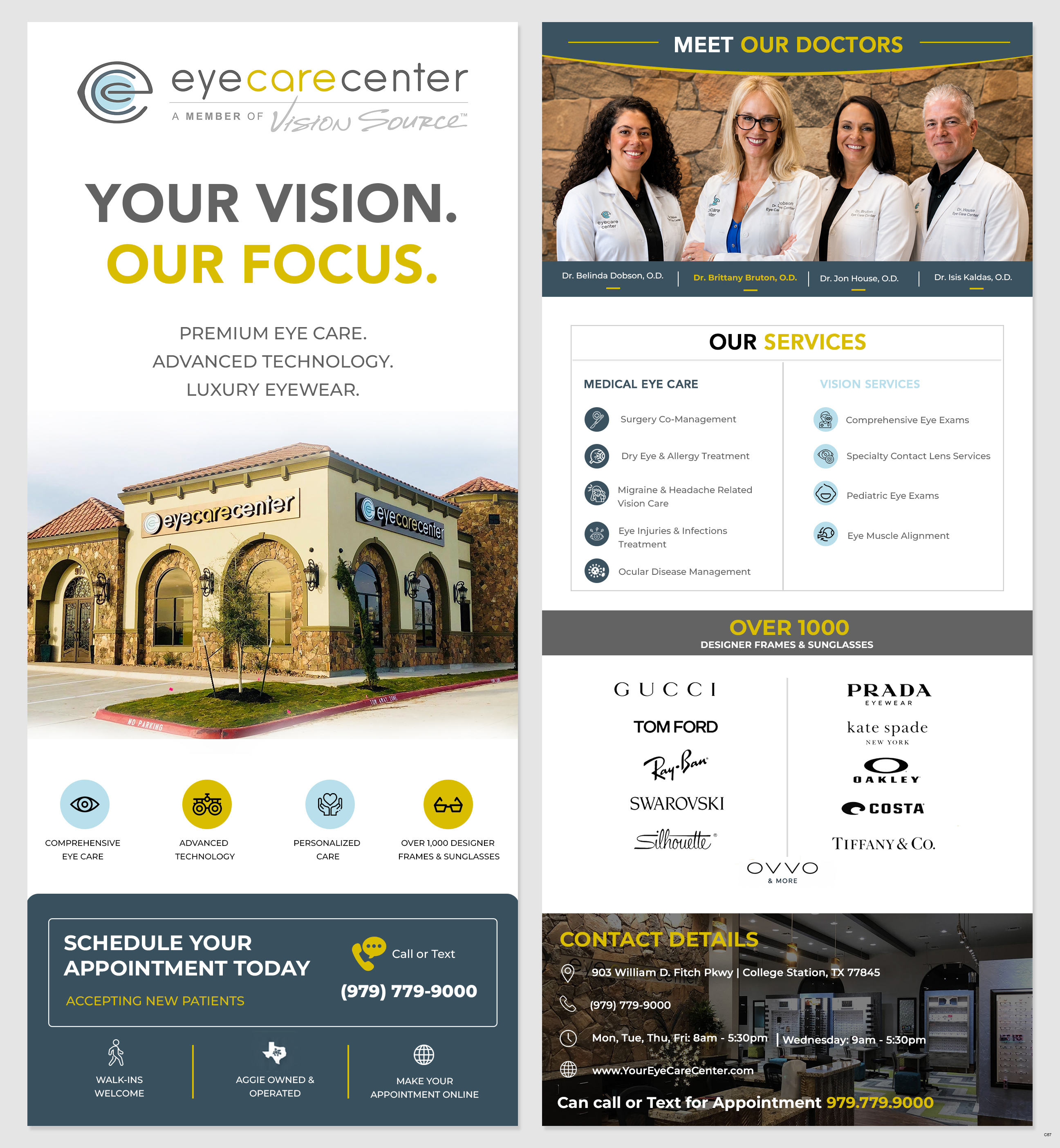 Flyer Design by pb for Eye Care Center | Design #37407850
