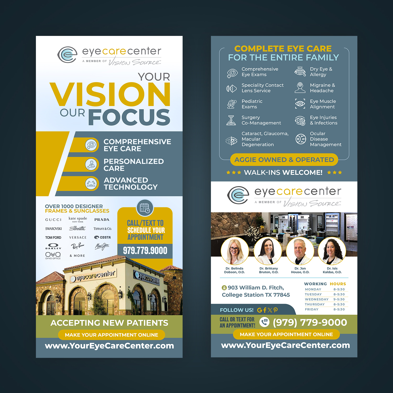 Diseño de Flyer por debdesign para Eye Care Center | Diseño #37407147