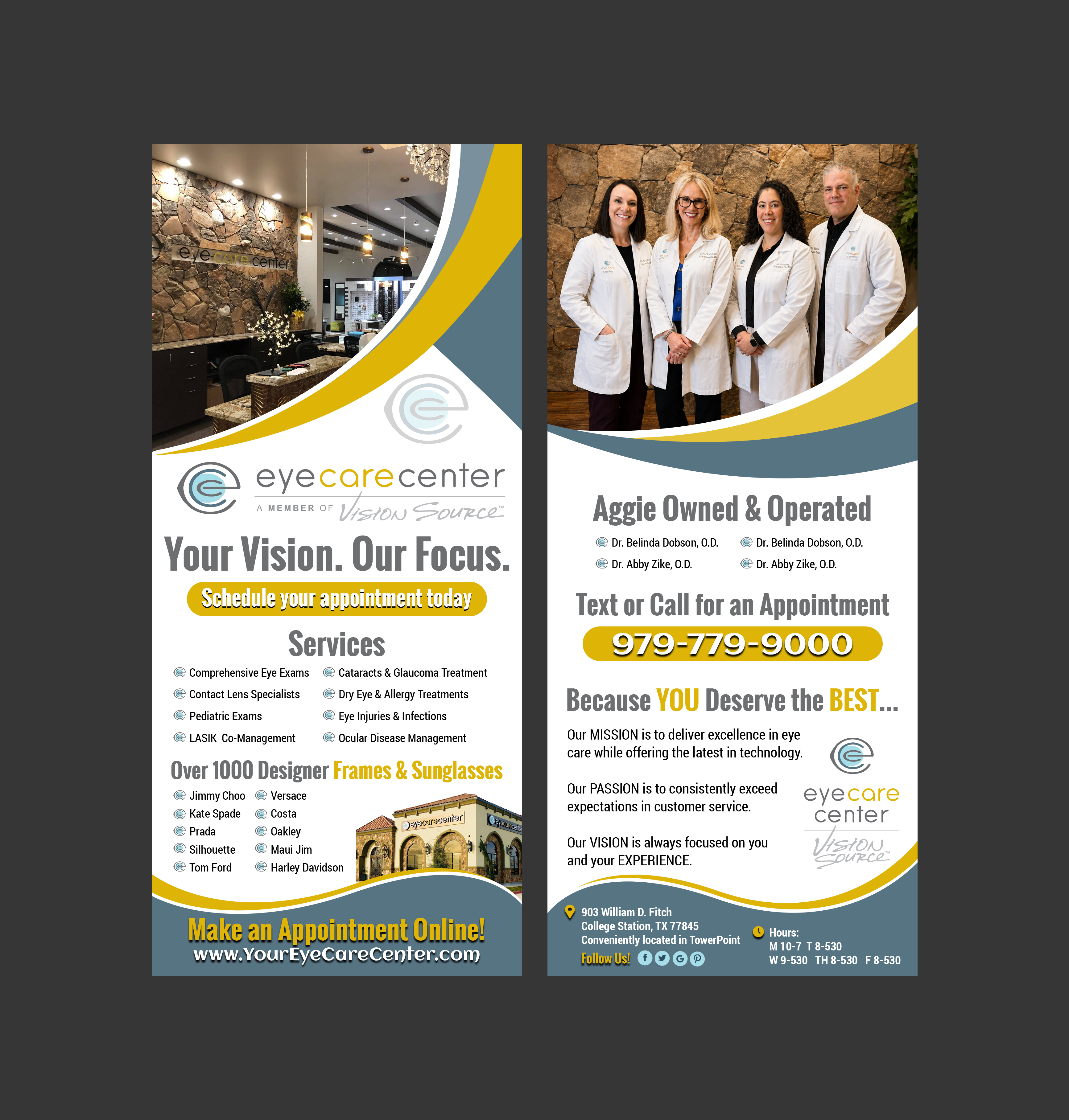 Flyer Design by Creations Box 2015 for Eye Care Center | Design #37399241