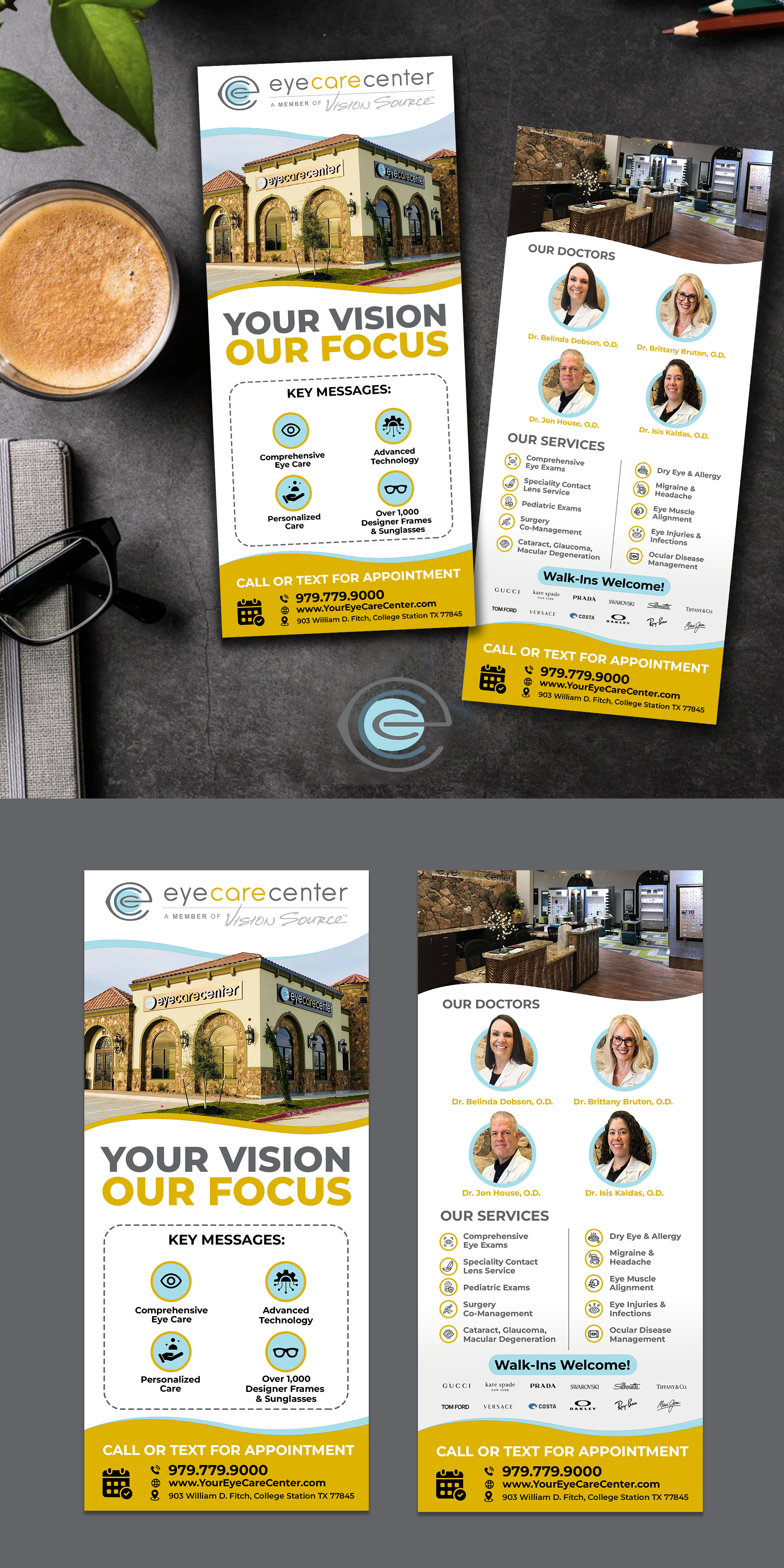 Flyer Design by websmartusa for Eye Care Center | Design #37395580
