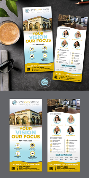 Flyer Design by websmartusa for Eye Care Center | Design: #37395587