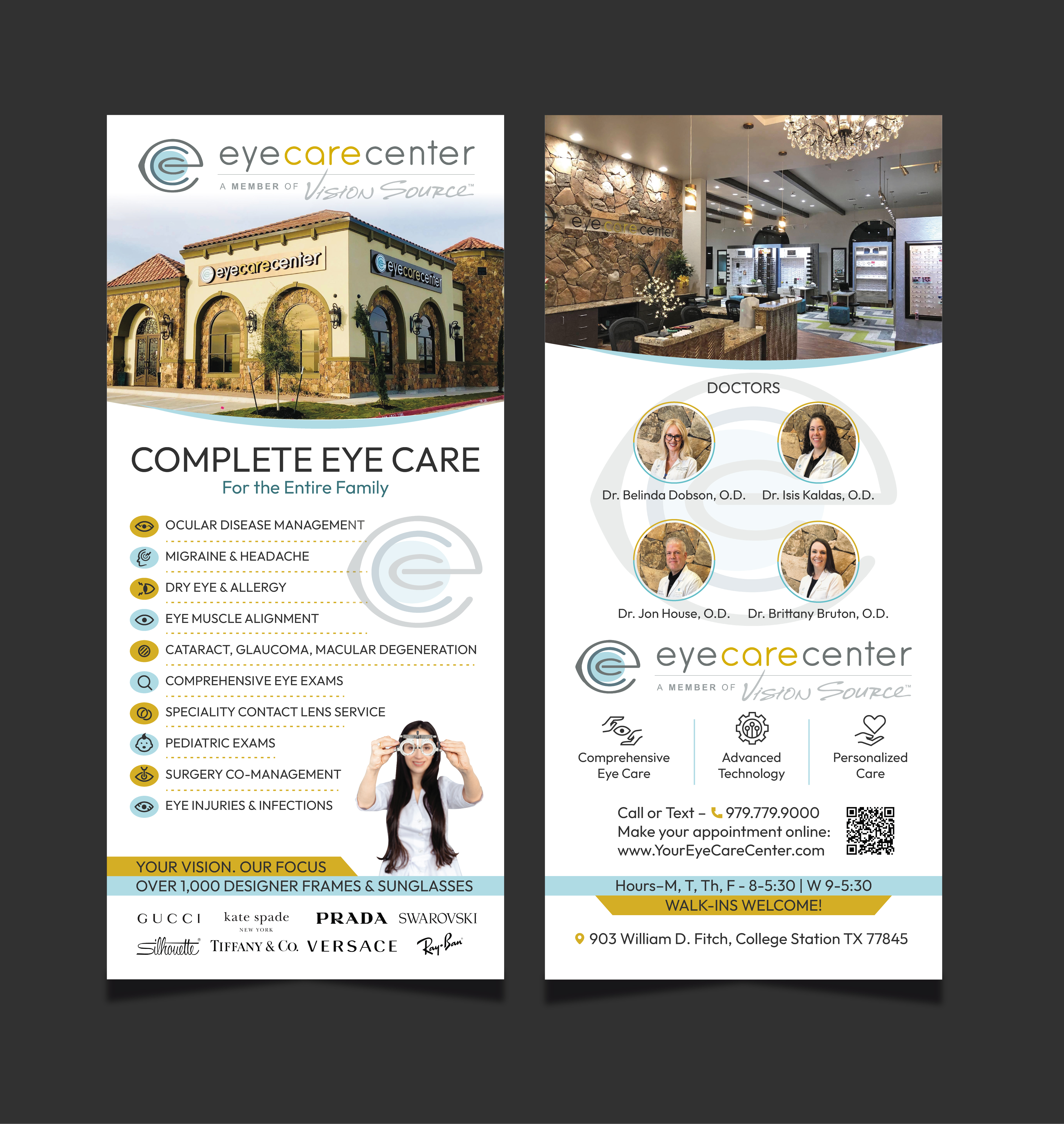 Diseño de Flyer por saurov para Eye Care Center | Diseño #37395731