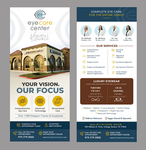 Flyer Design by Stan$oul for Eye Care Center | Design: #37394229