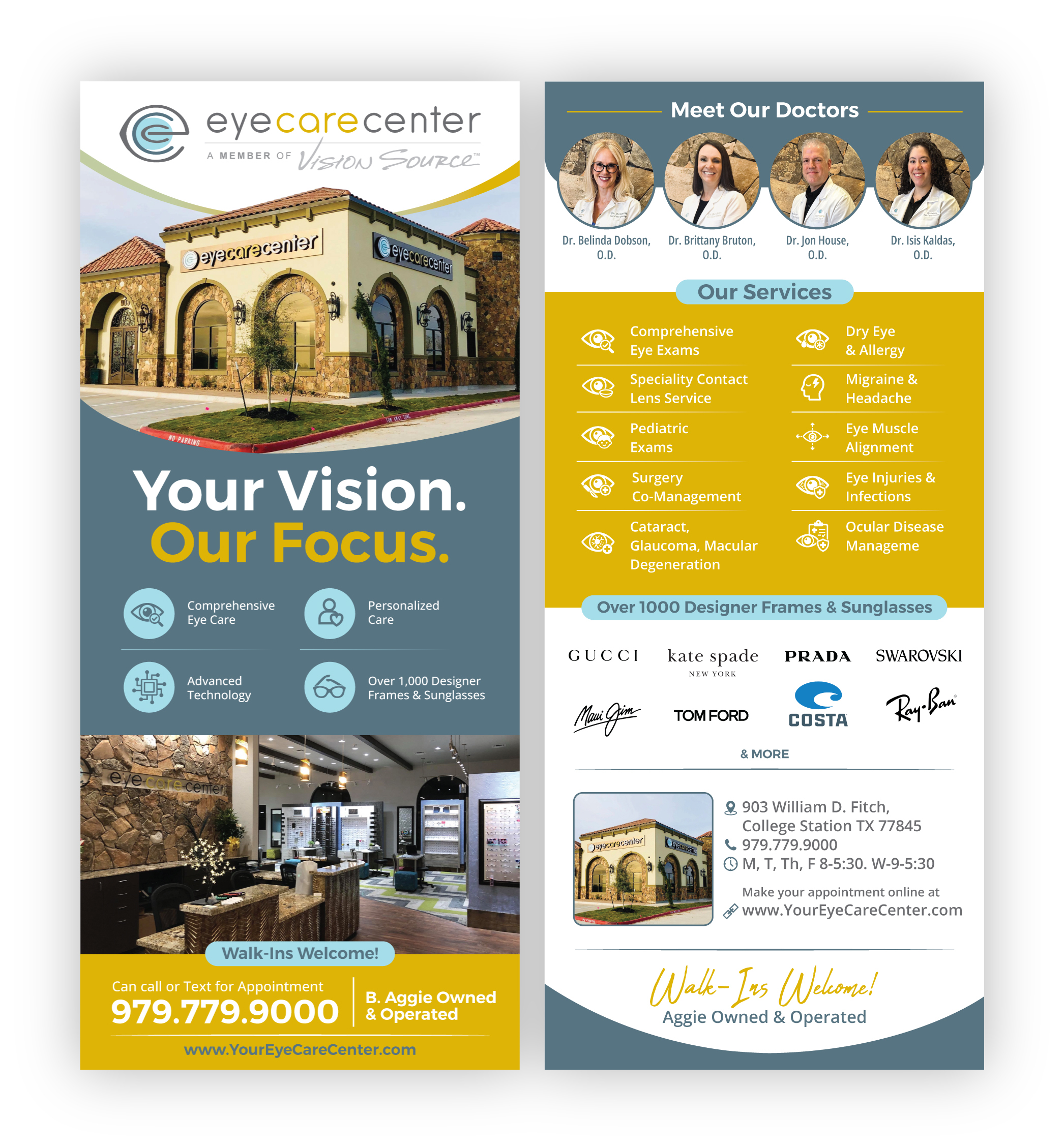 Flyer Design by Impressive Designs for Eye Care Center | Design #37394847