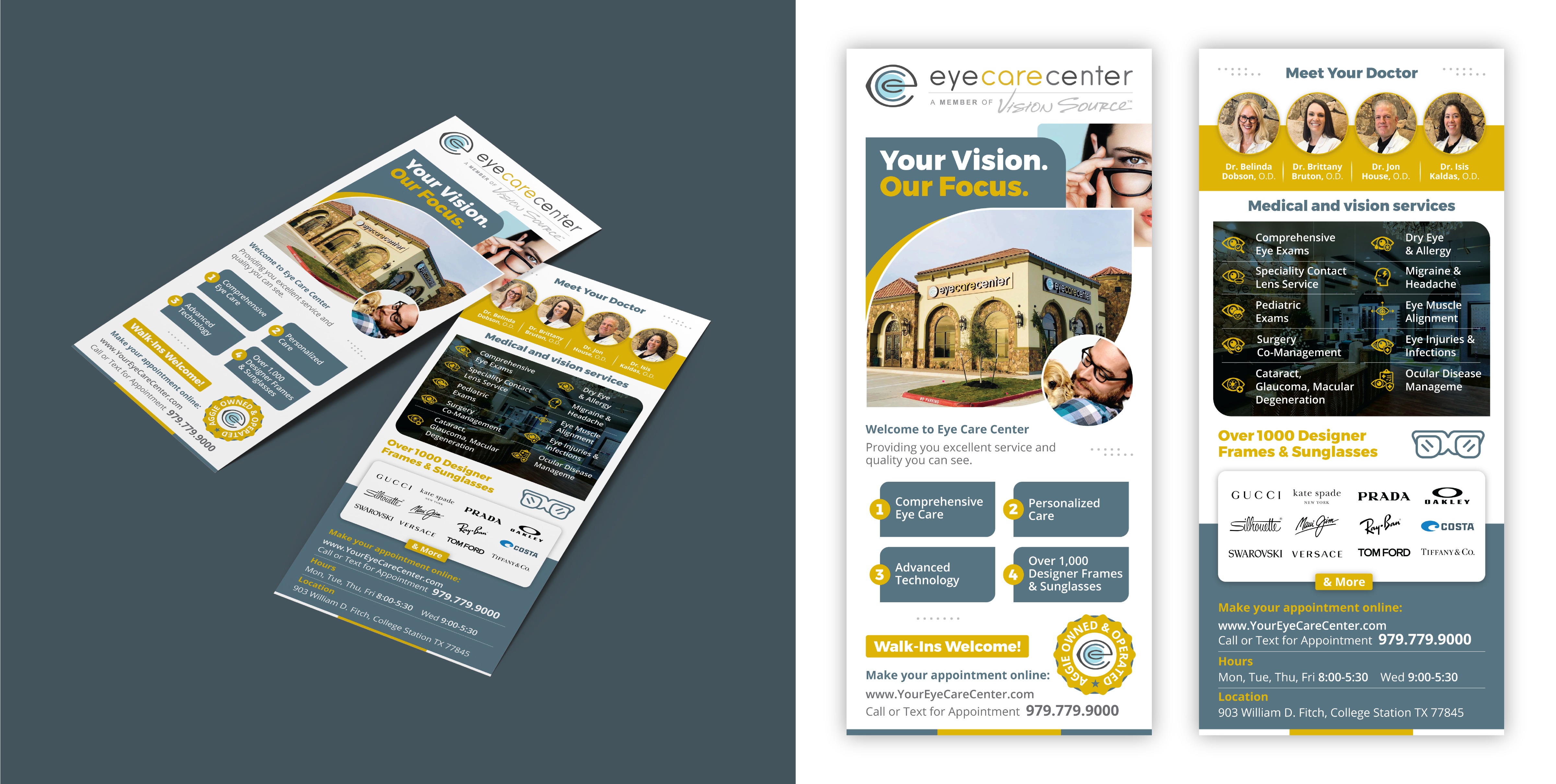 Diseño de Flyer por Impressive Designs para Eye Care Center | Diseño #37394848