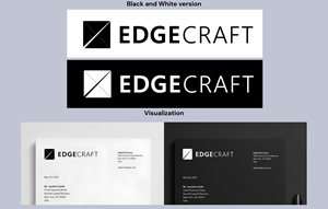 EdgeCraft logo design for hedge fund