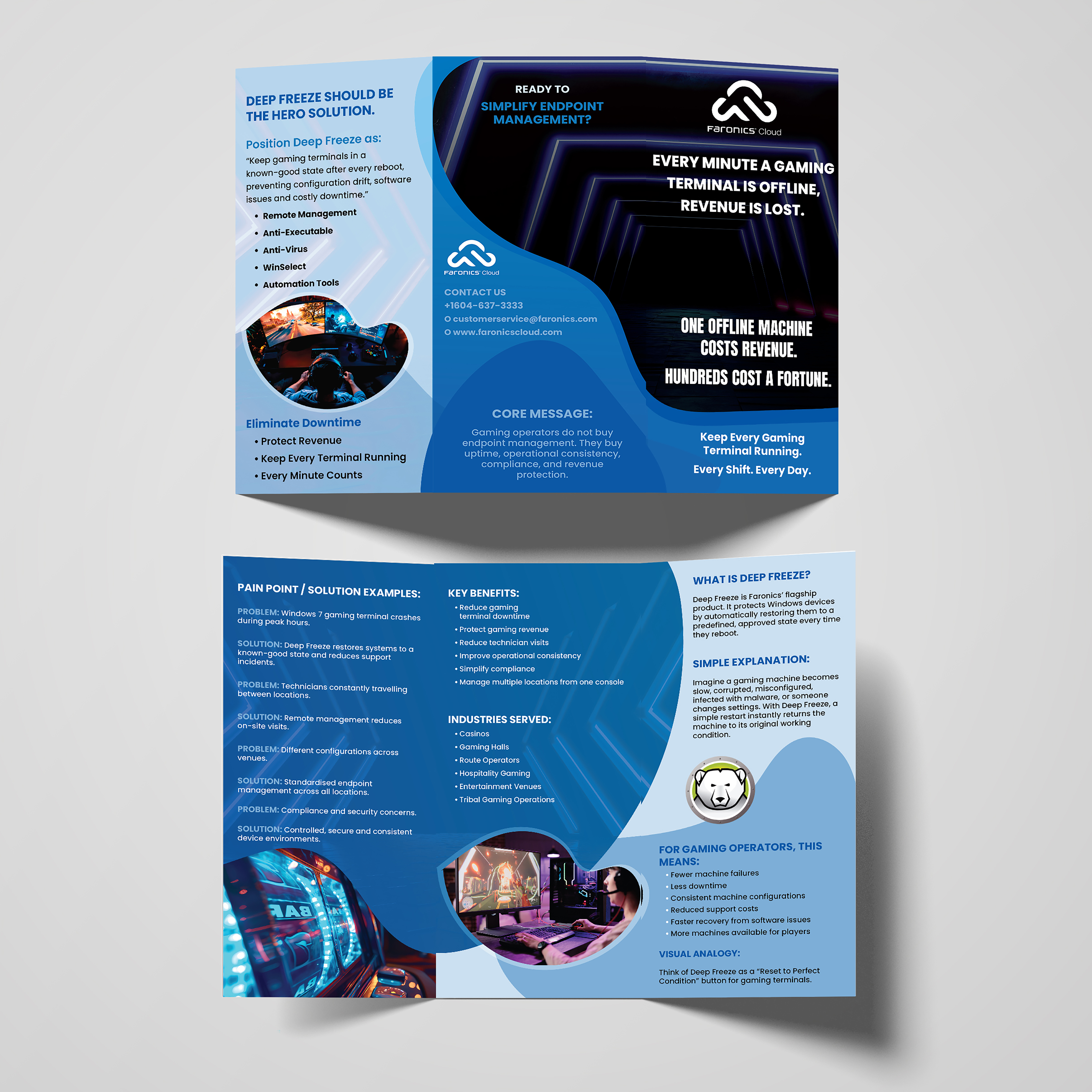 Flyer Design by Talha Ahmad for Faronics | Design #37413240