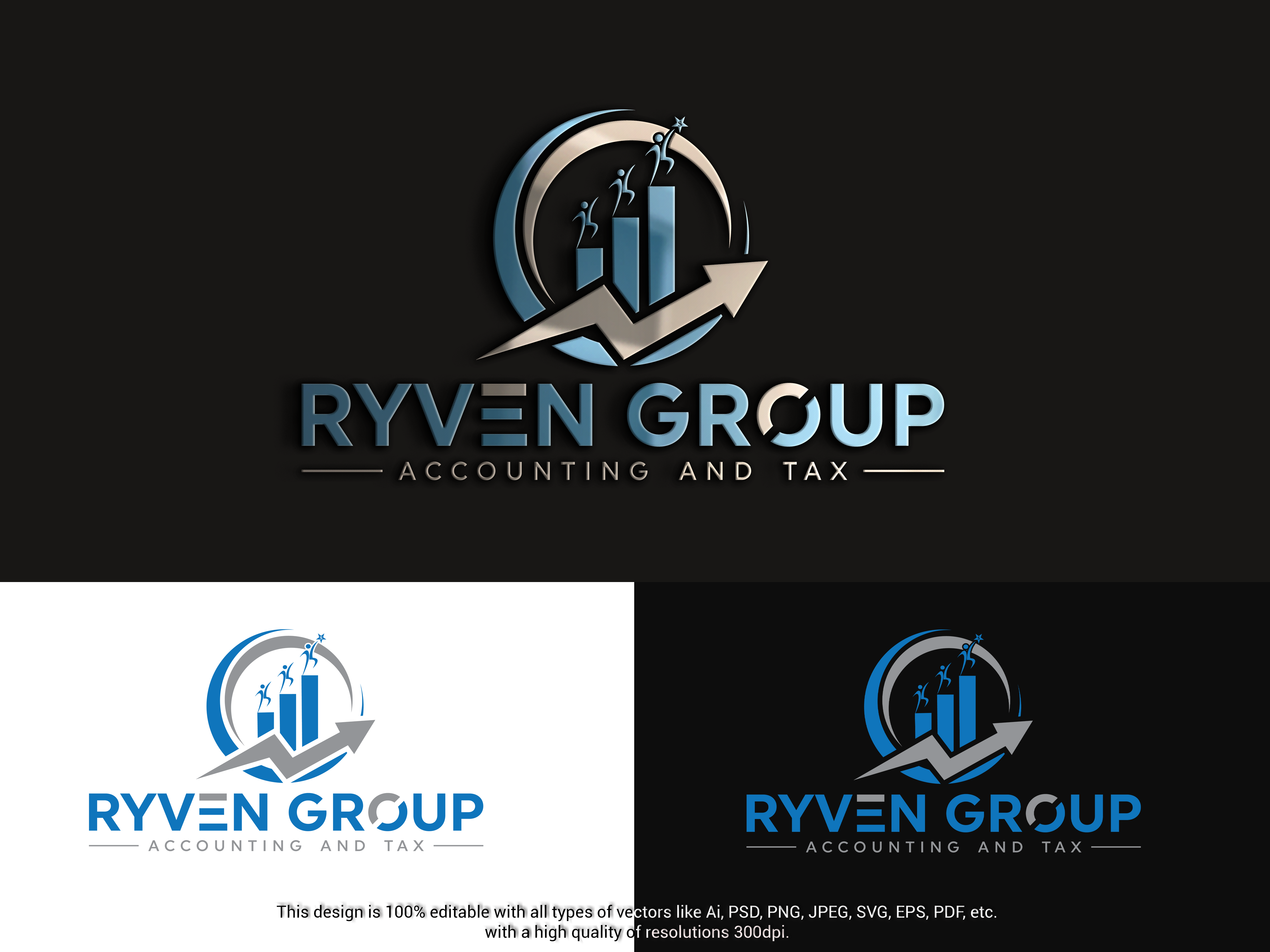 Logo Design by DesignerShahadat for Vistapeak Accounting | Design #37398640