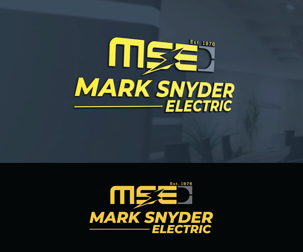 Logo Design by Srk pix!14 for Mark Snyder Electric | Design #37399604