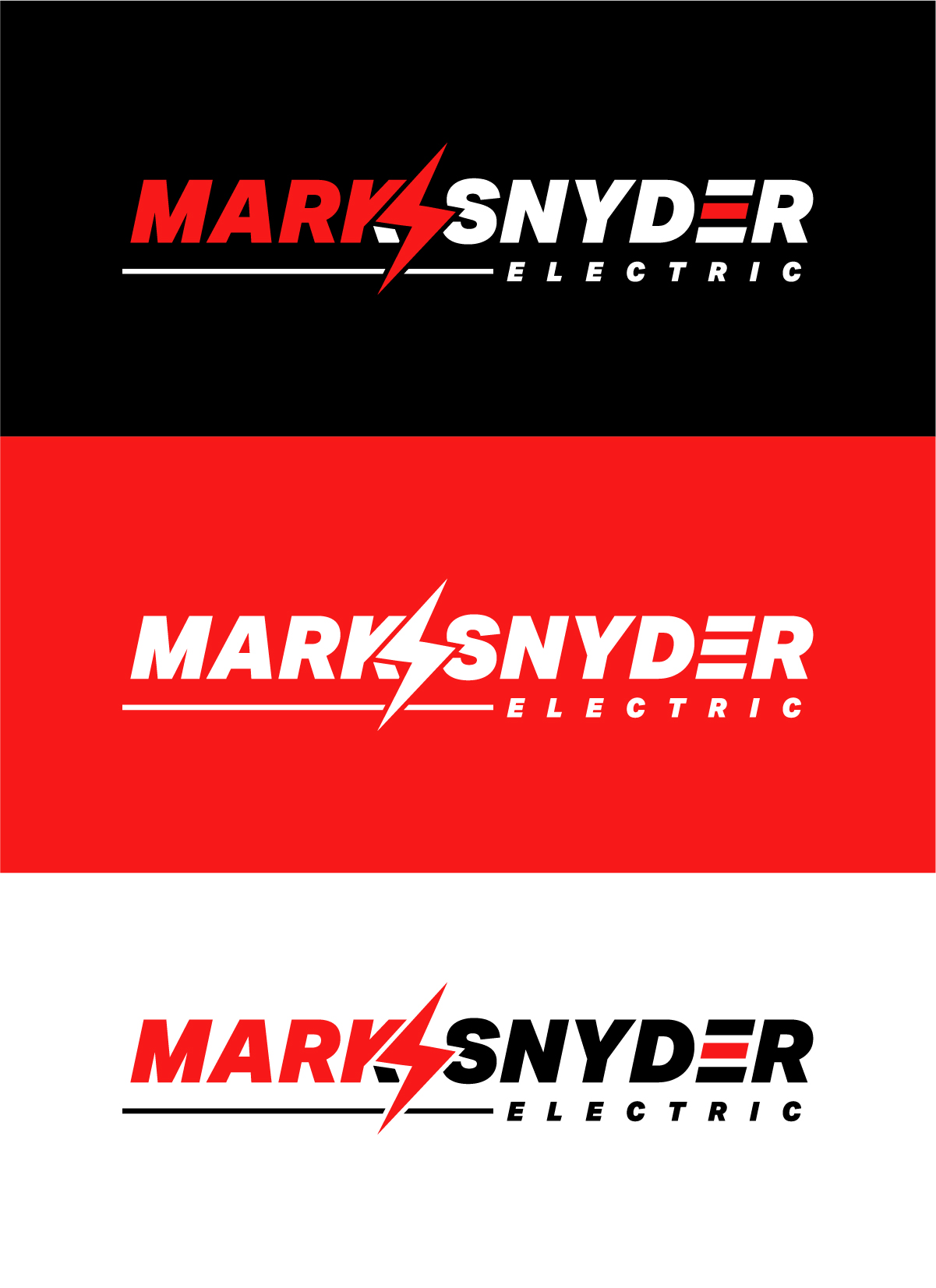 Logo Design by 99 Art.. for Mark Snyder Electric | Design #37401922