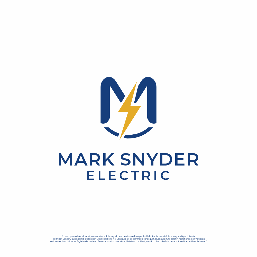 Logo Design by Elysa95 for Mark Snyder Electric | Design #37405008