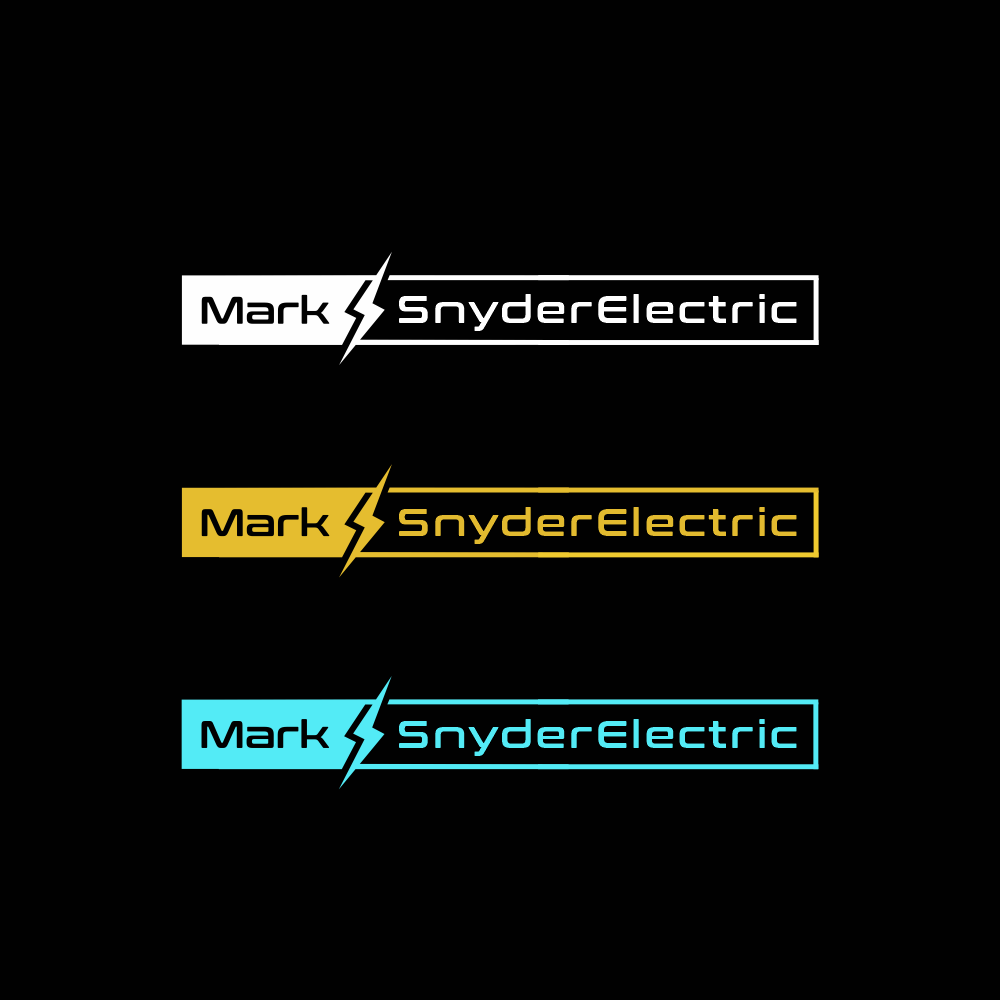 Logo Design by Elysa95 for Mark Snyder Electric | Design #37478289